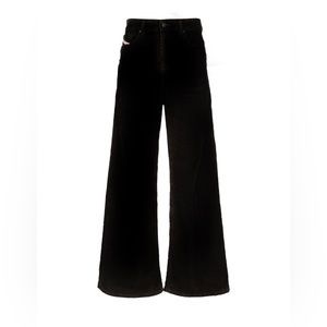 DIESEL - Akii Wide-Leg Jeans BLACK SIZE L